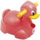 Детский горшок Ok Baby Quack с ручками, красный Детский горшок Ok Baby Quack с ручками, красный